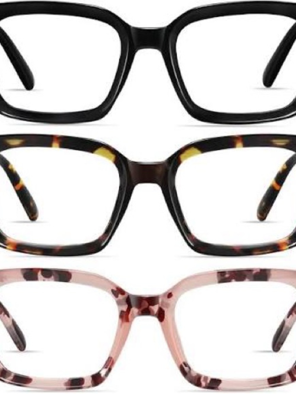 XVXV Women's Reading Glasses (Blue Light Blocking Readers) Black, Tortoise, Pink